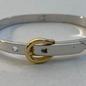 Silver & Gold Buckle Bracelet